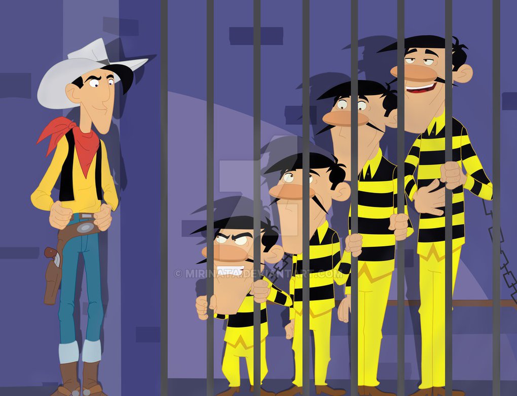 Source : Lucky Luke and the Daltons by Marinate - http://mirinata.deviantart.com