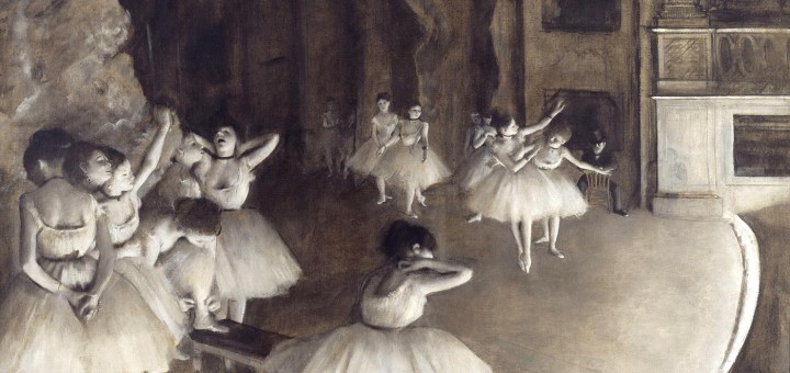 Edgar Degas Répétition d'un ballet sur la scène